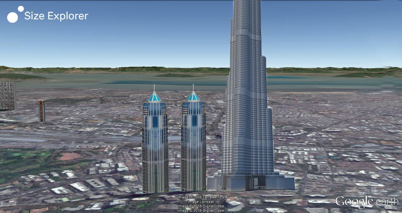 Imperial Towers vs. Burj Khalifa - Size Explorer - Compare the world