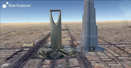 kingdom tower vs burj khalifa