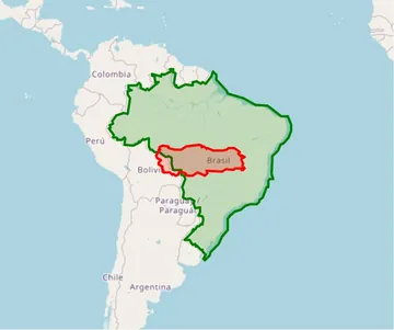 Brazil Size Comparison